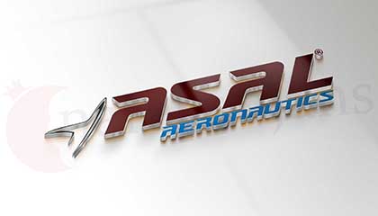 Asal Aeronautics Logo Antalya